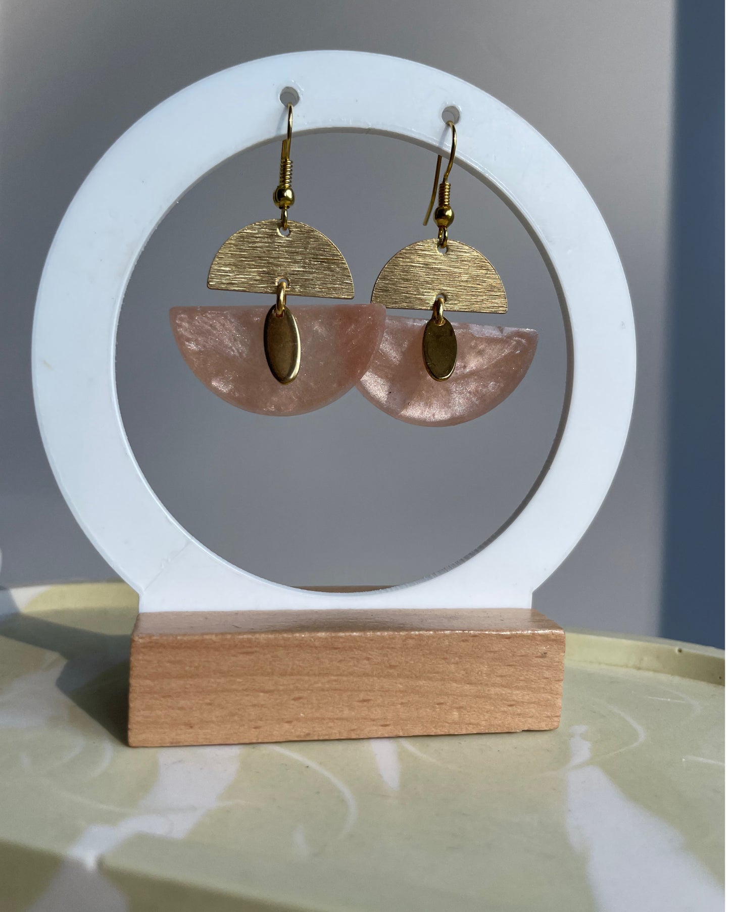 Boucles d’oreilles Rose