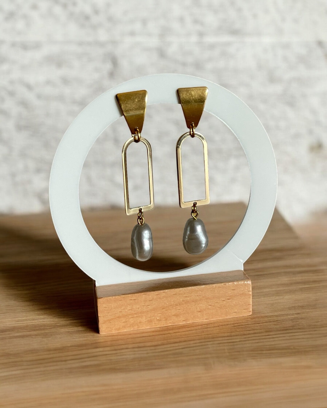 Boucles d’oreilles Perle