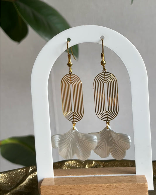 Boucles d’oreilles Plume