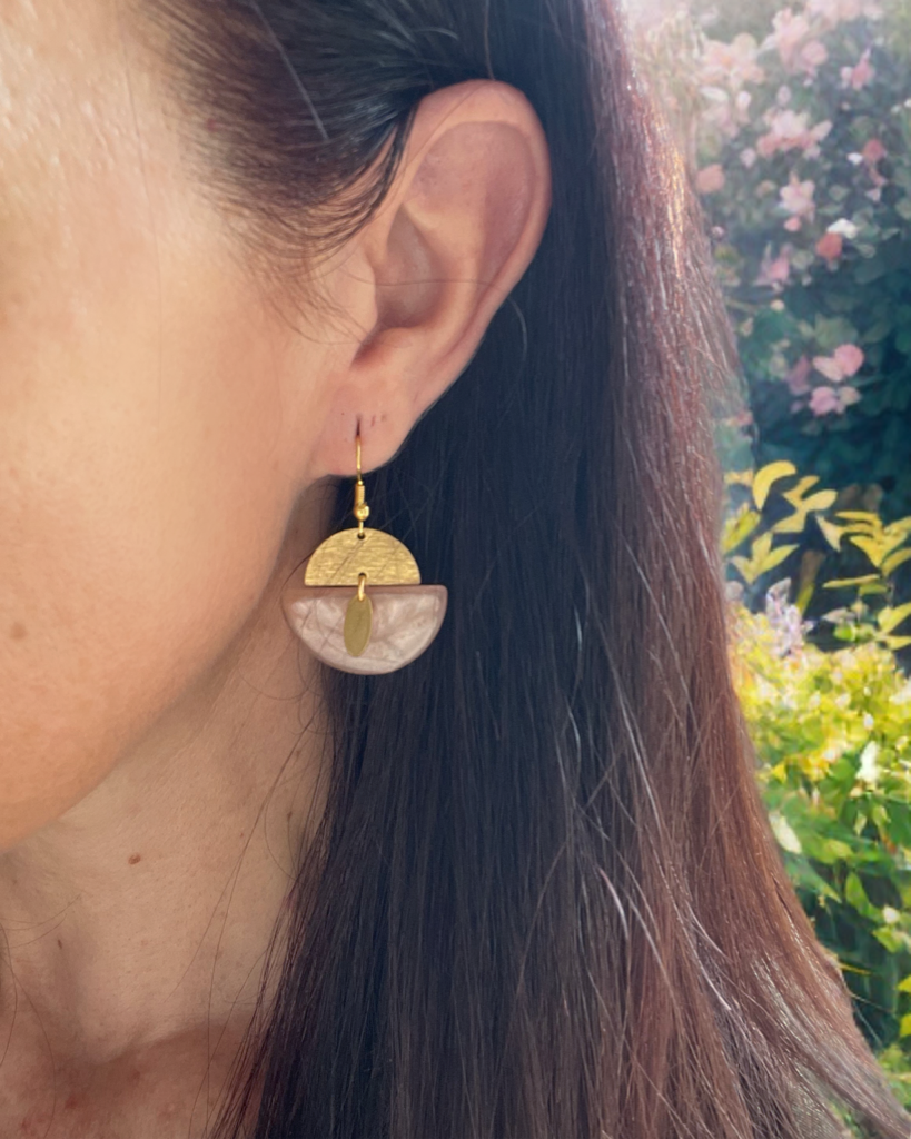 Boucles d’oreilles Rose