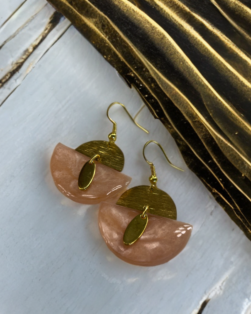 Boucles d’oreilles Rose