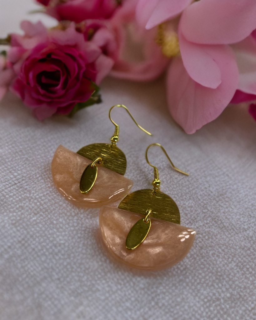 Boucles d’oreilles Rose