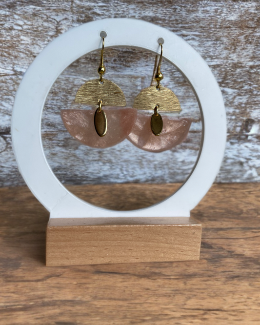 Boucles d’oreilles Rose