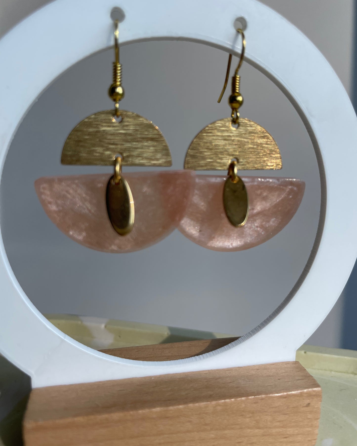 Boucles d’oreilles Rose